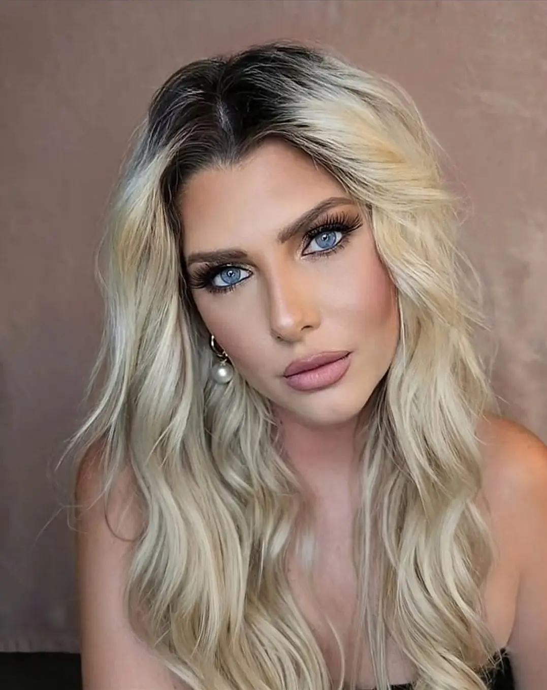 Neta's soft glam: glowing skin and nude lips